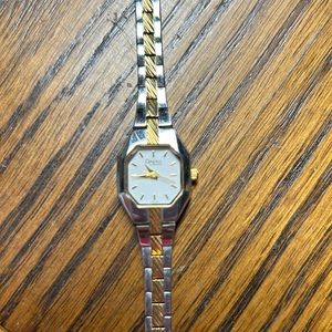 Caravelle by Bulova two toned watch